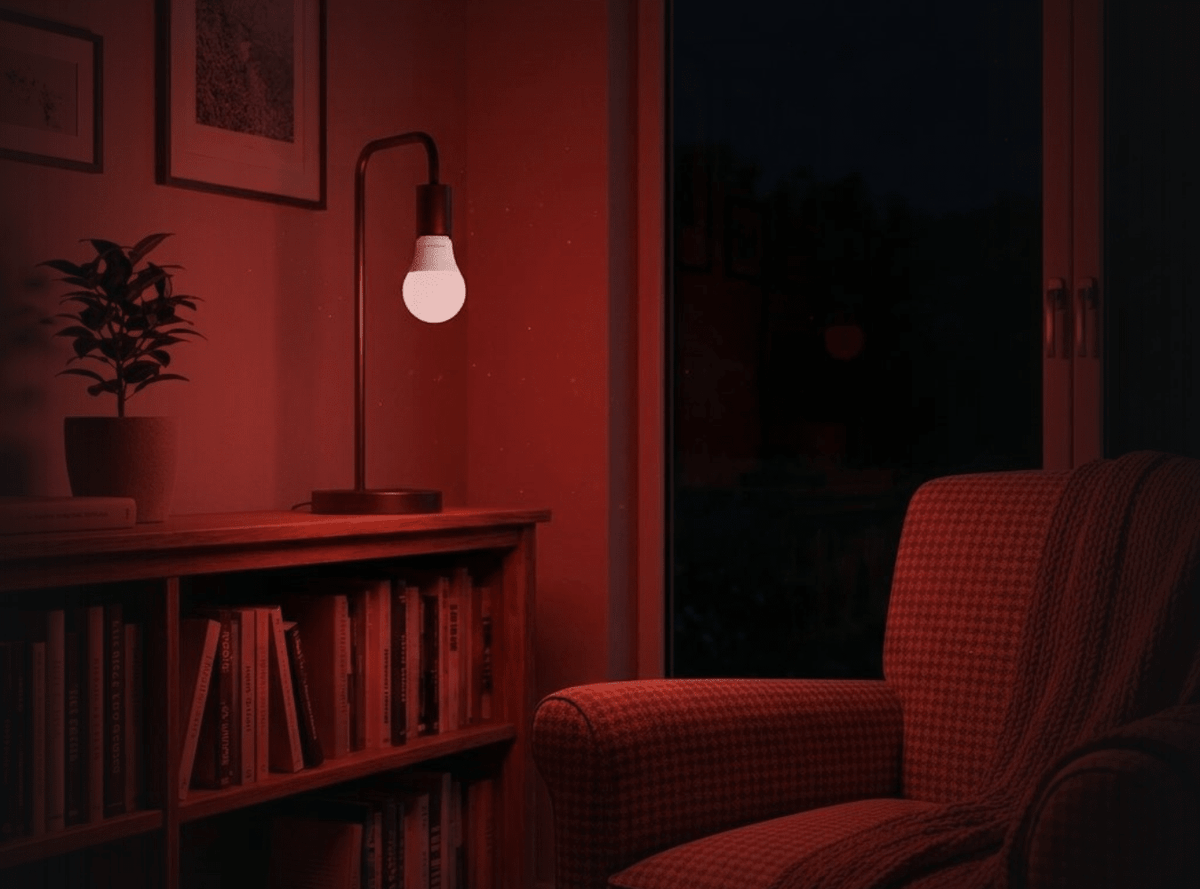 Dormir con luz roja no es magia: cuándo ayuda una bombilla roja y cuándo solo estorba
