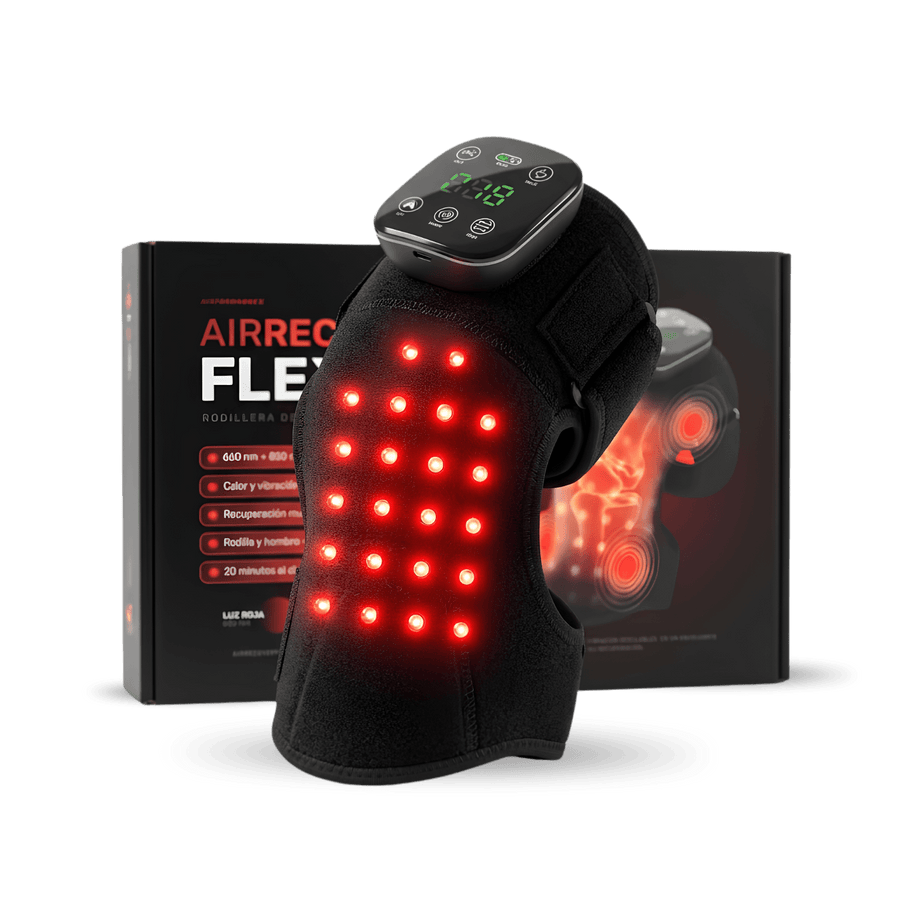 AirRecovery Flex® Rodillera de Luz Roja e Infrarroja 660 + 850 nm